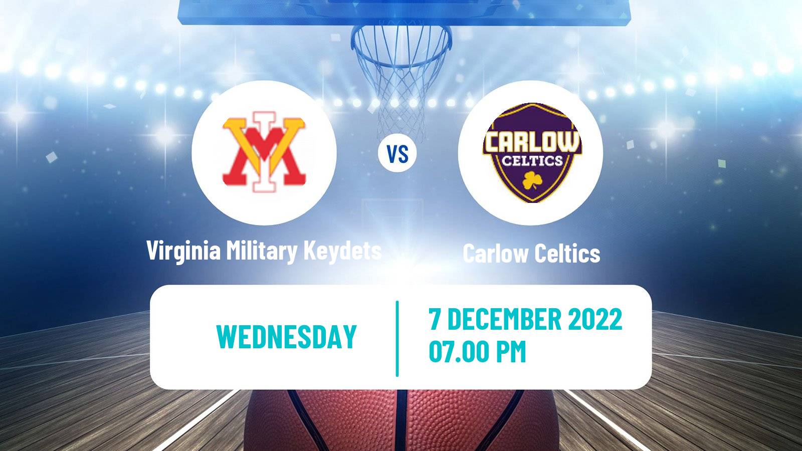 Basketball NCAA College Basketball Virginia Military Keydets - Carlow Celtics