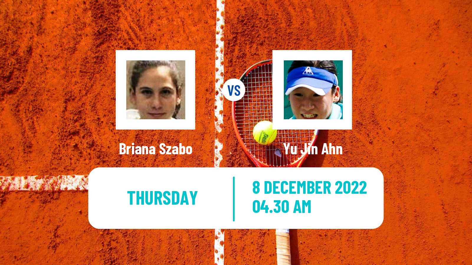 Tennis ITF Tournaments Briana Szabo - Yu Jin Ahn