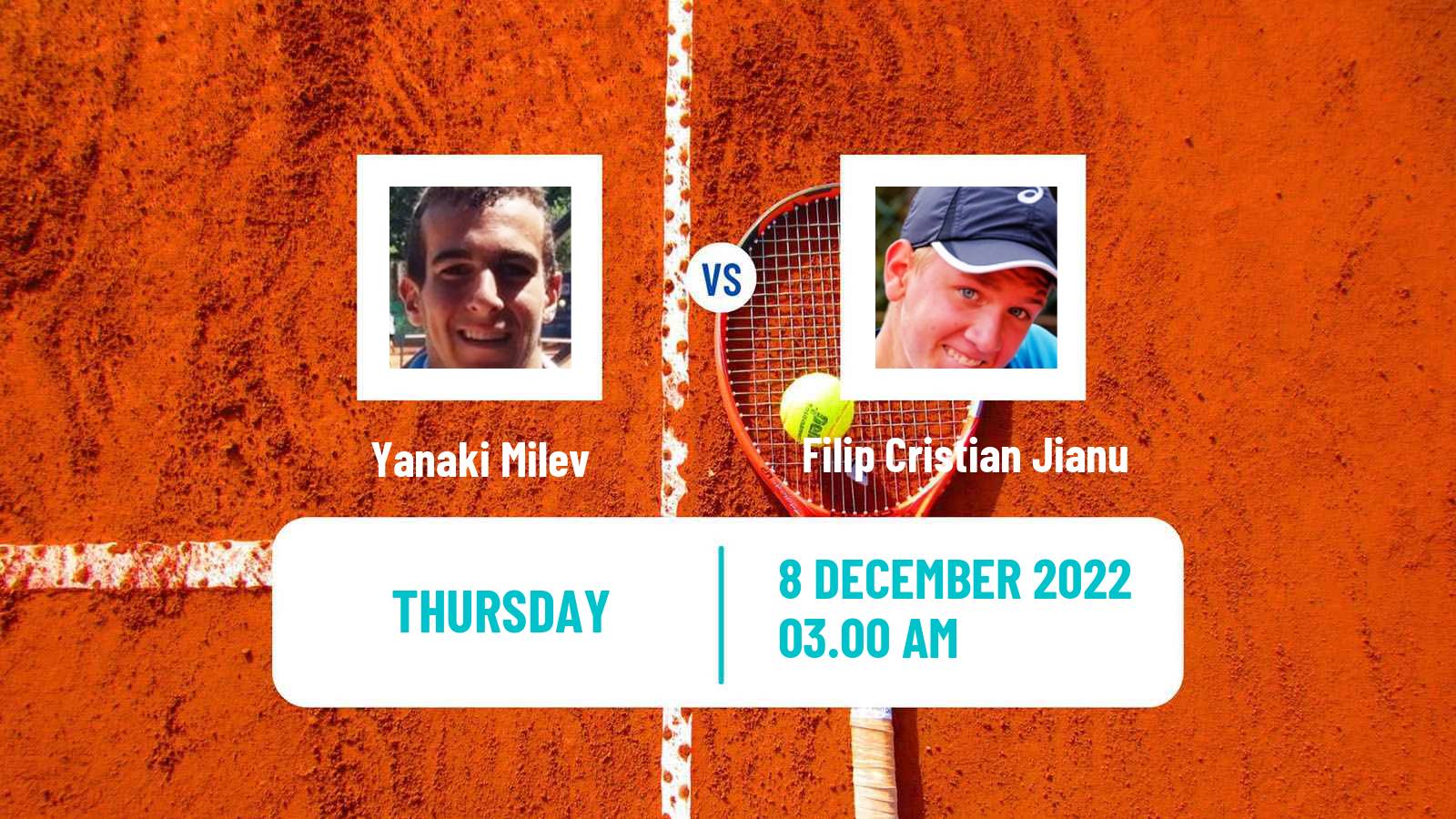Tennis ITF Tournaments Yanaki Milev - Filip Cristian Jianu