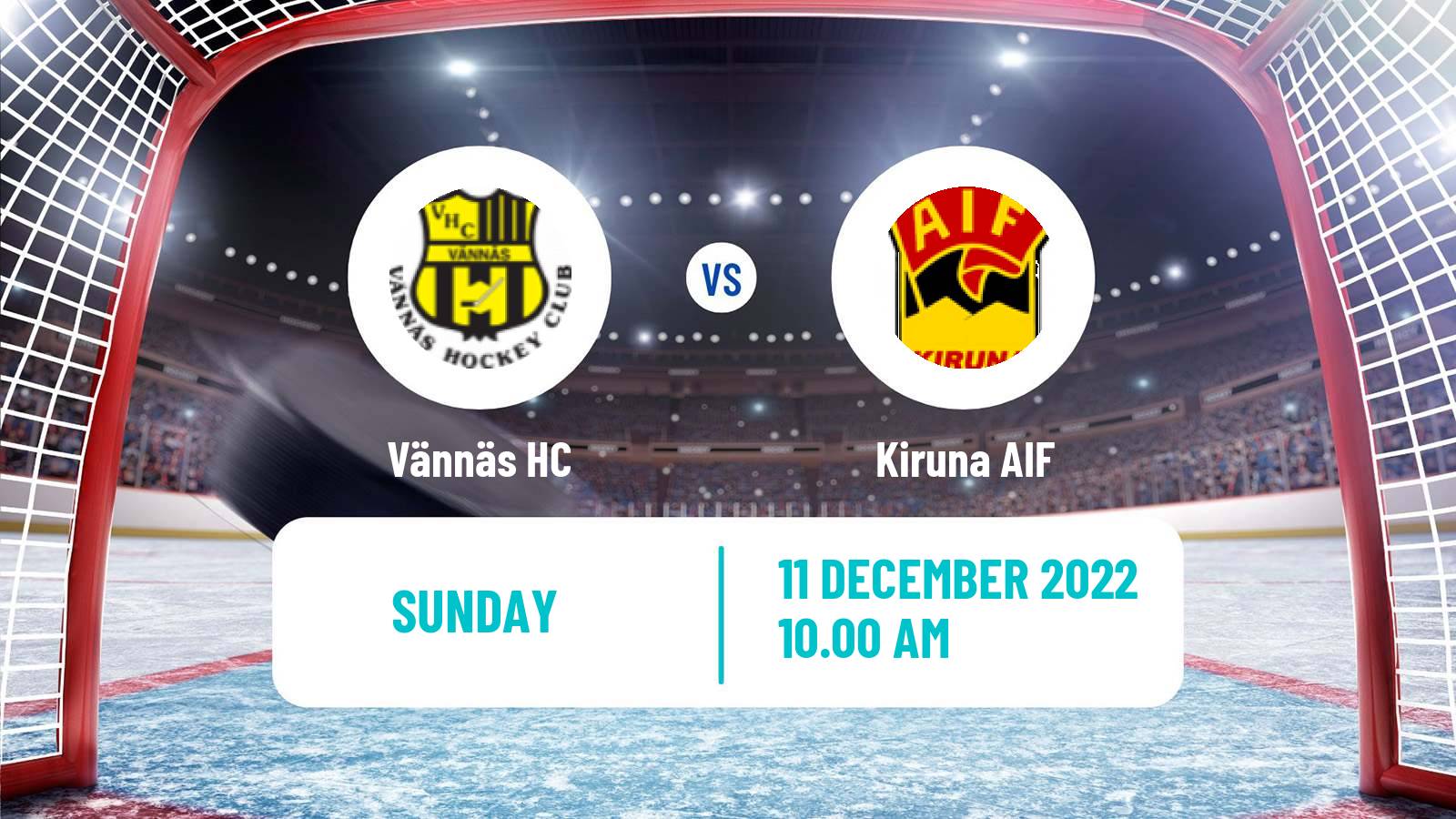 Hockey Swedish HockeyEttan Norra Vännäs - Kiruna AIF
