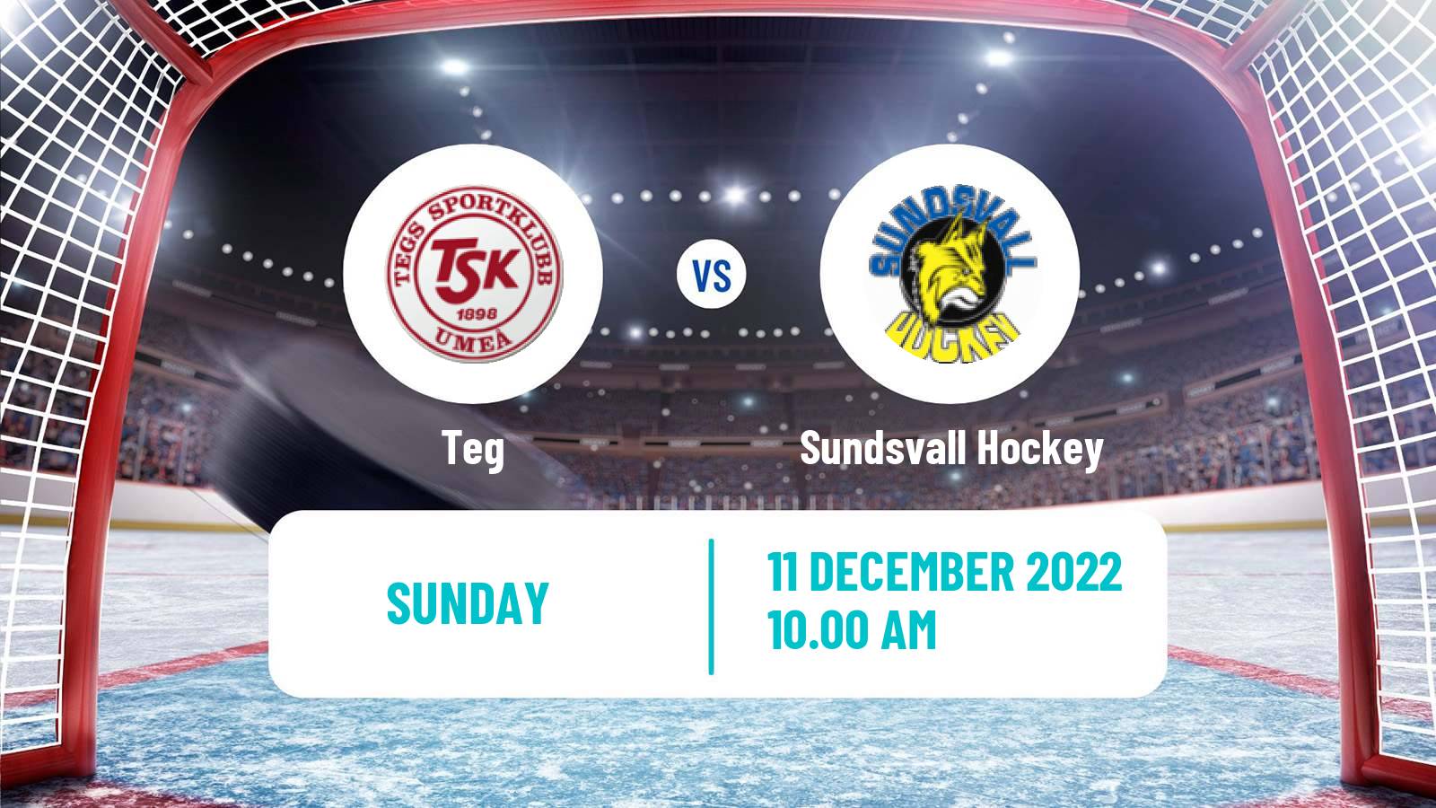Hockey Swedish HockeyEttan Norra Teg - Sundsvall Hockey