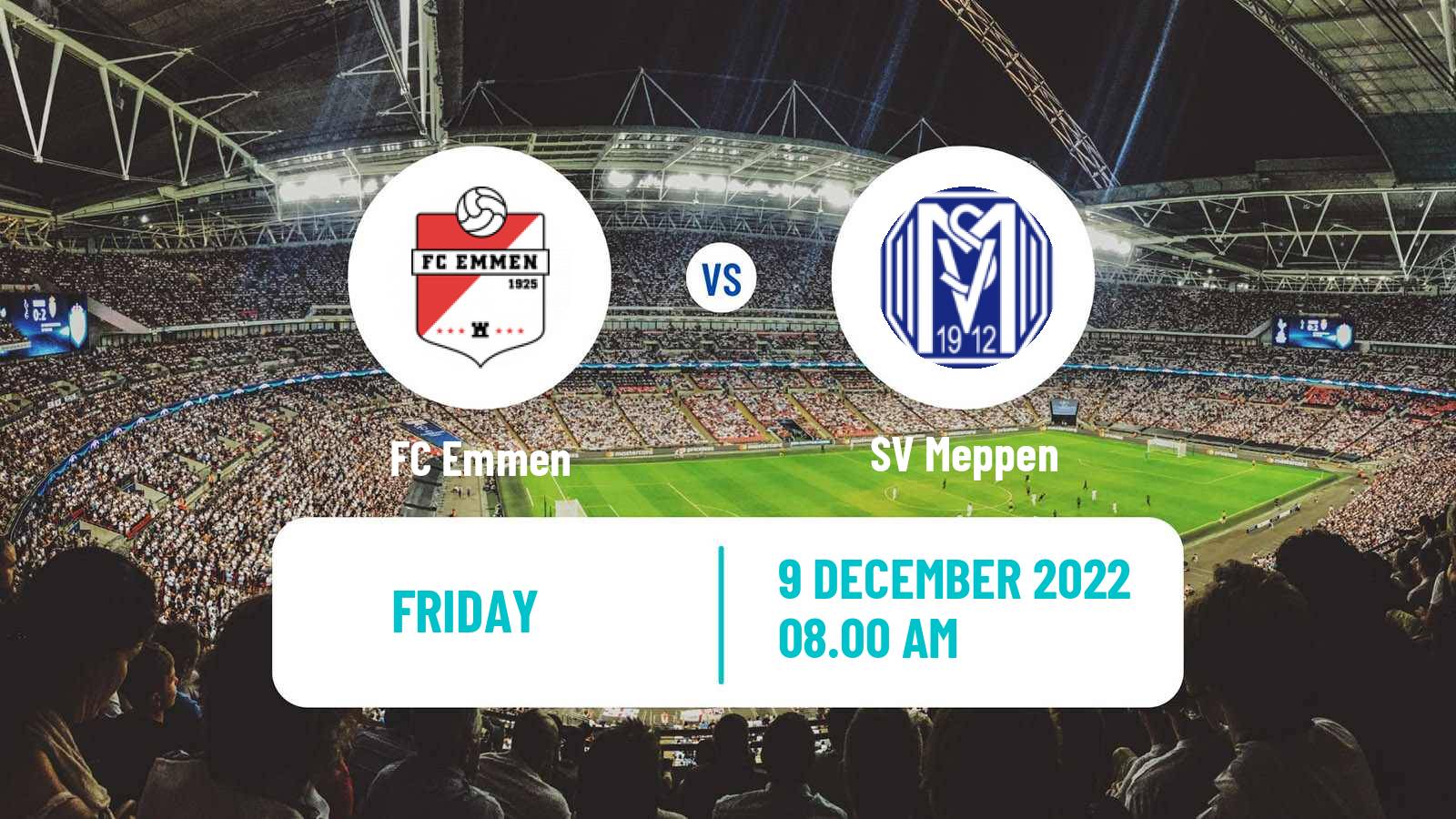 Soccer Club Friendly Emmen - Meppen