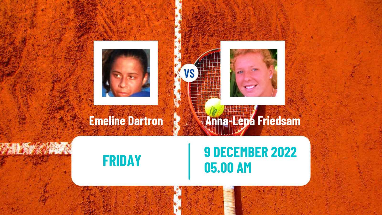 Tennis ATP Challenger Emeline Dartron - Anna-Lena Friedsam
