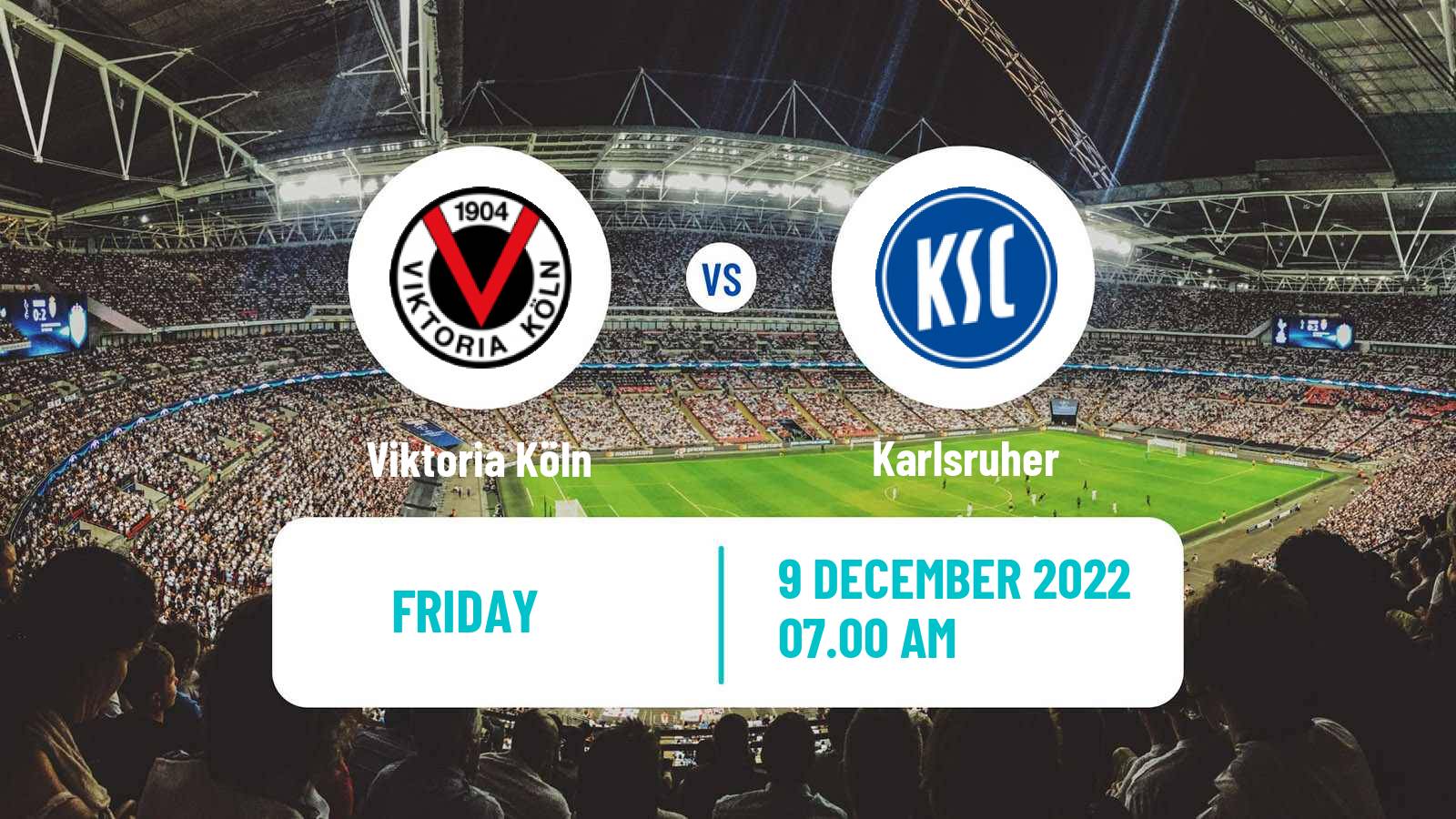Soccer Club Friendly Viktoria Köln - Karlsruher