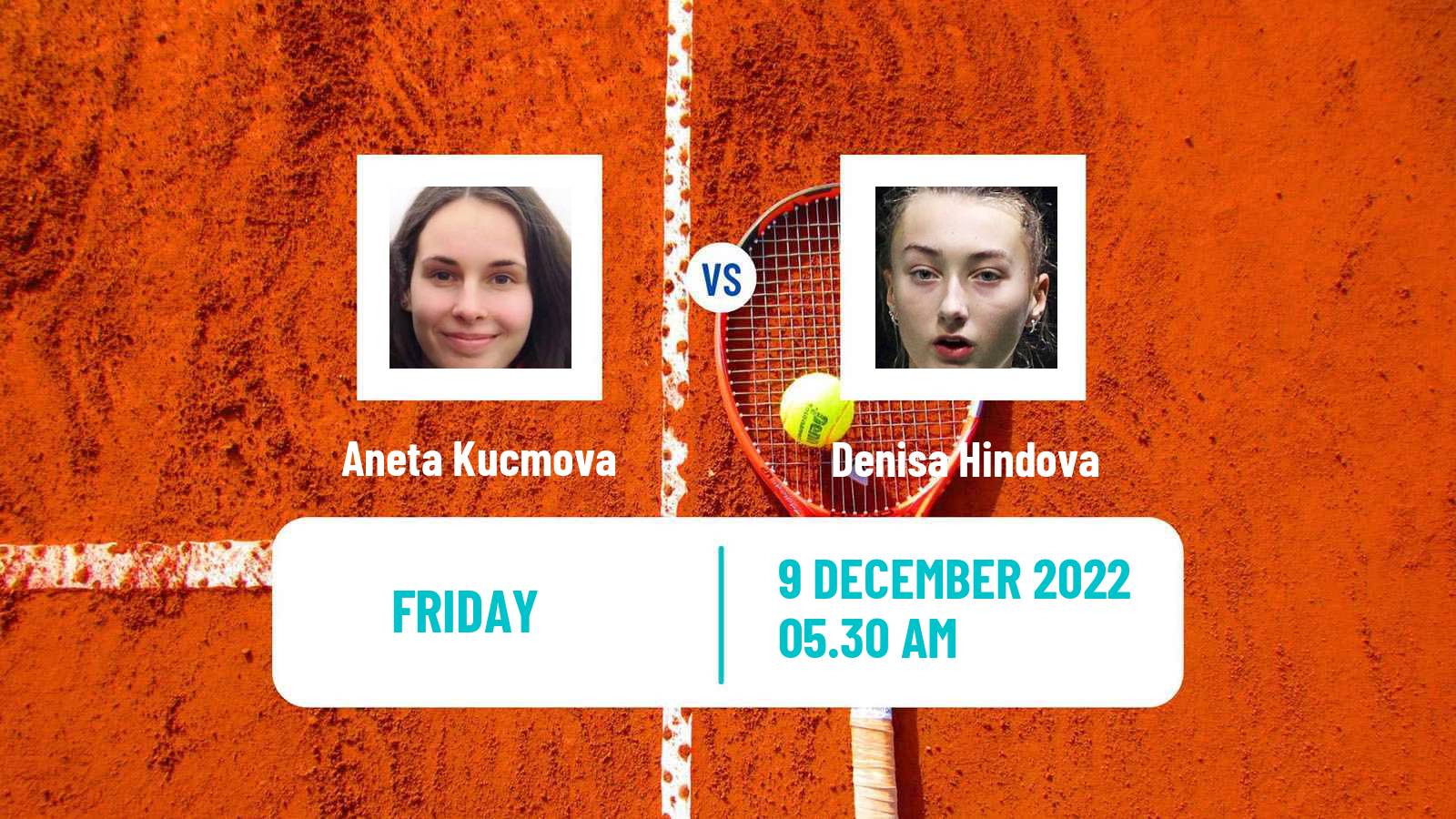 Tennis ITF Tournaments Aneta Kucmova - Denisa Hindova
