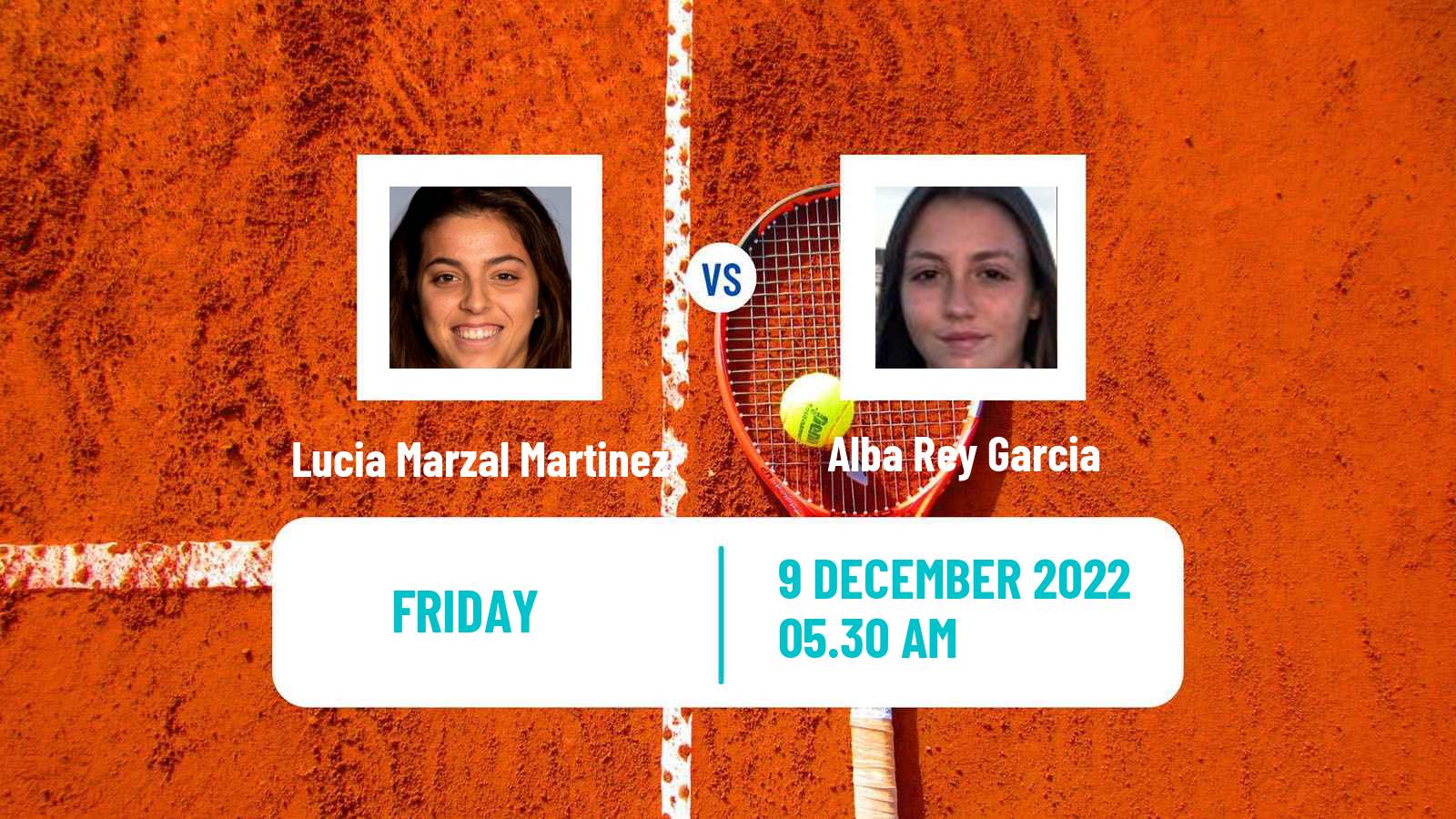 Tennis ITF Tournaments Lucia Marzal Martinez - Alba Rey Garcia