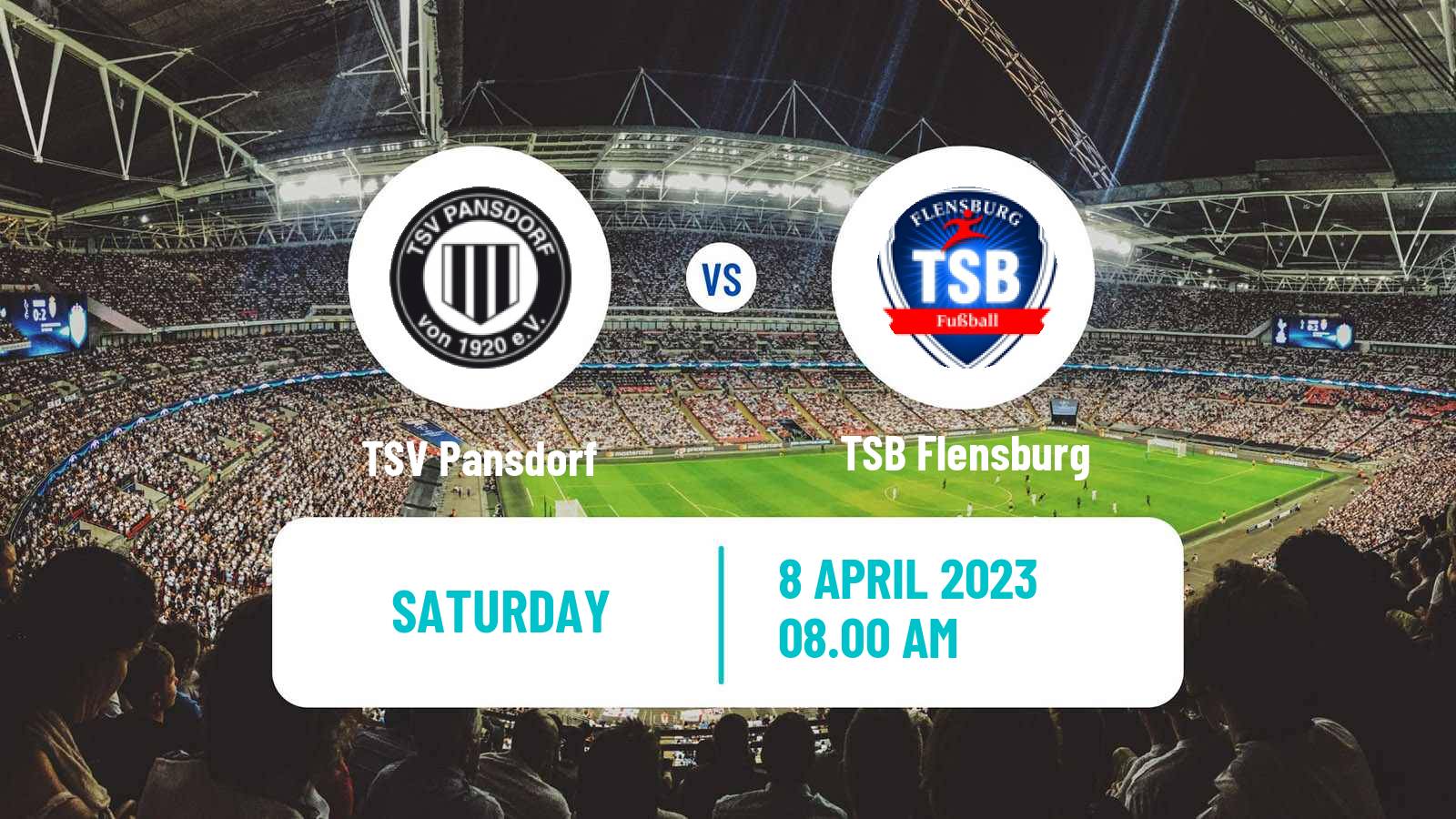 Soccer German Oberliga Schleswig-Holstein Pansdorf - TSB Flensburg