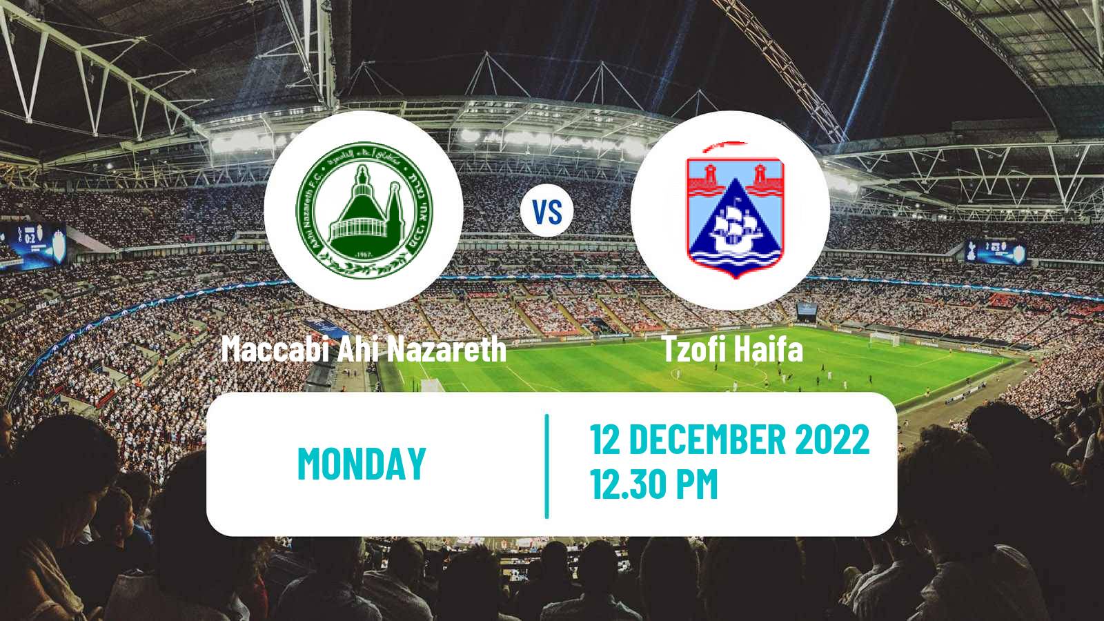 Soccer Israeli State Cup Maccabi Ahi Nazareth - Tzofi Haifa