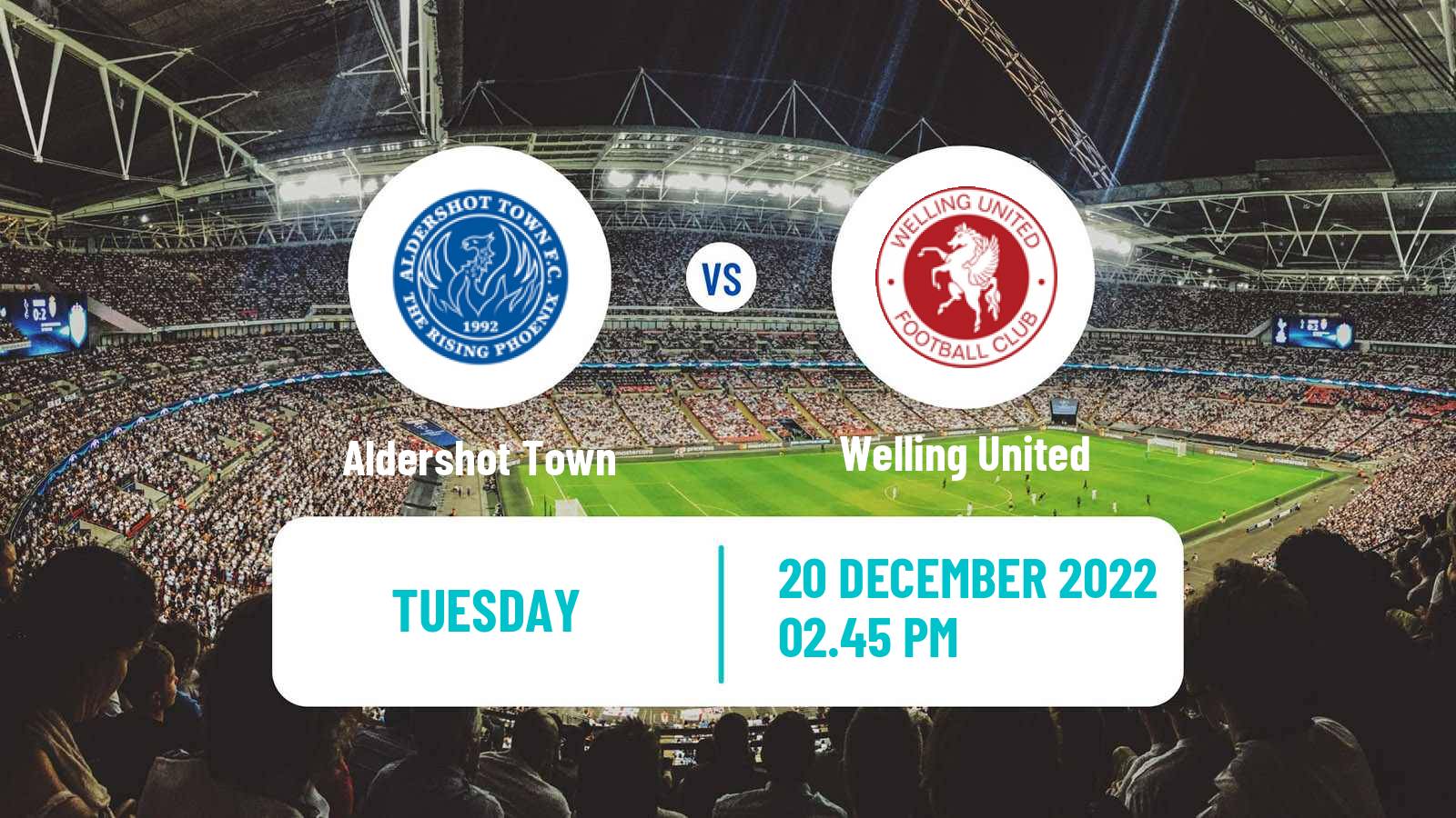 Soccer English FA Trophy Aldershot Town - Welling United