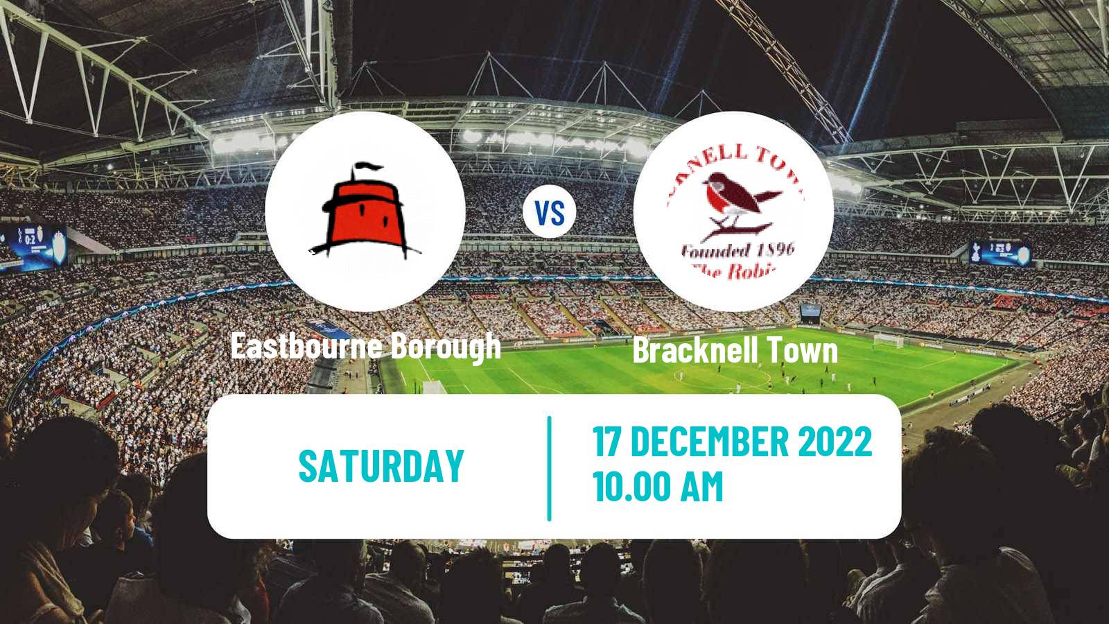 Soccer English FA Trophy Eastbourne Borough - Bracknell Town