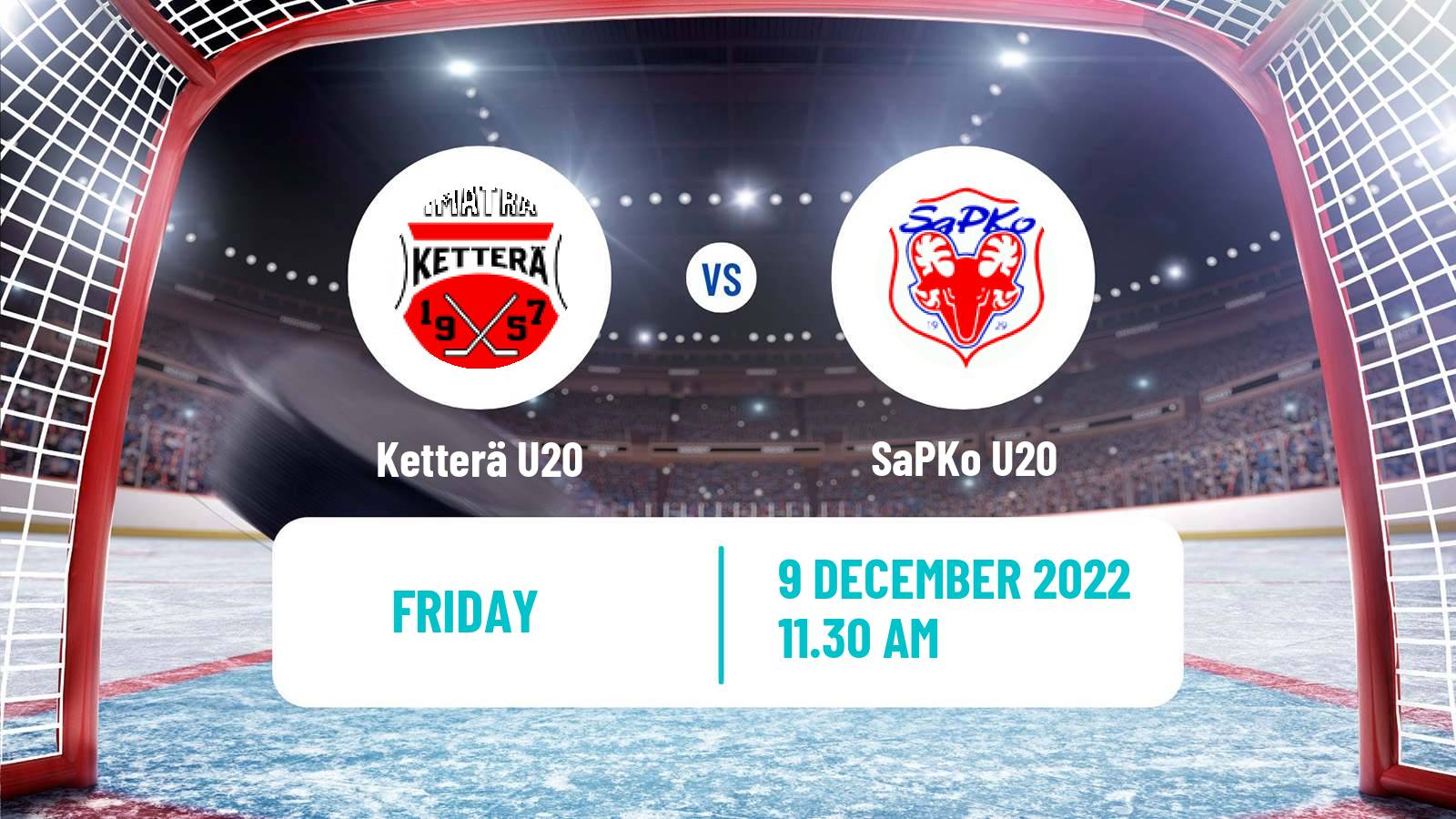 Hockey Finnish SM-sarja U20 Ketterä U20 - SaPKo U20