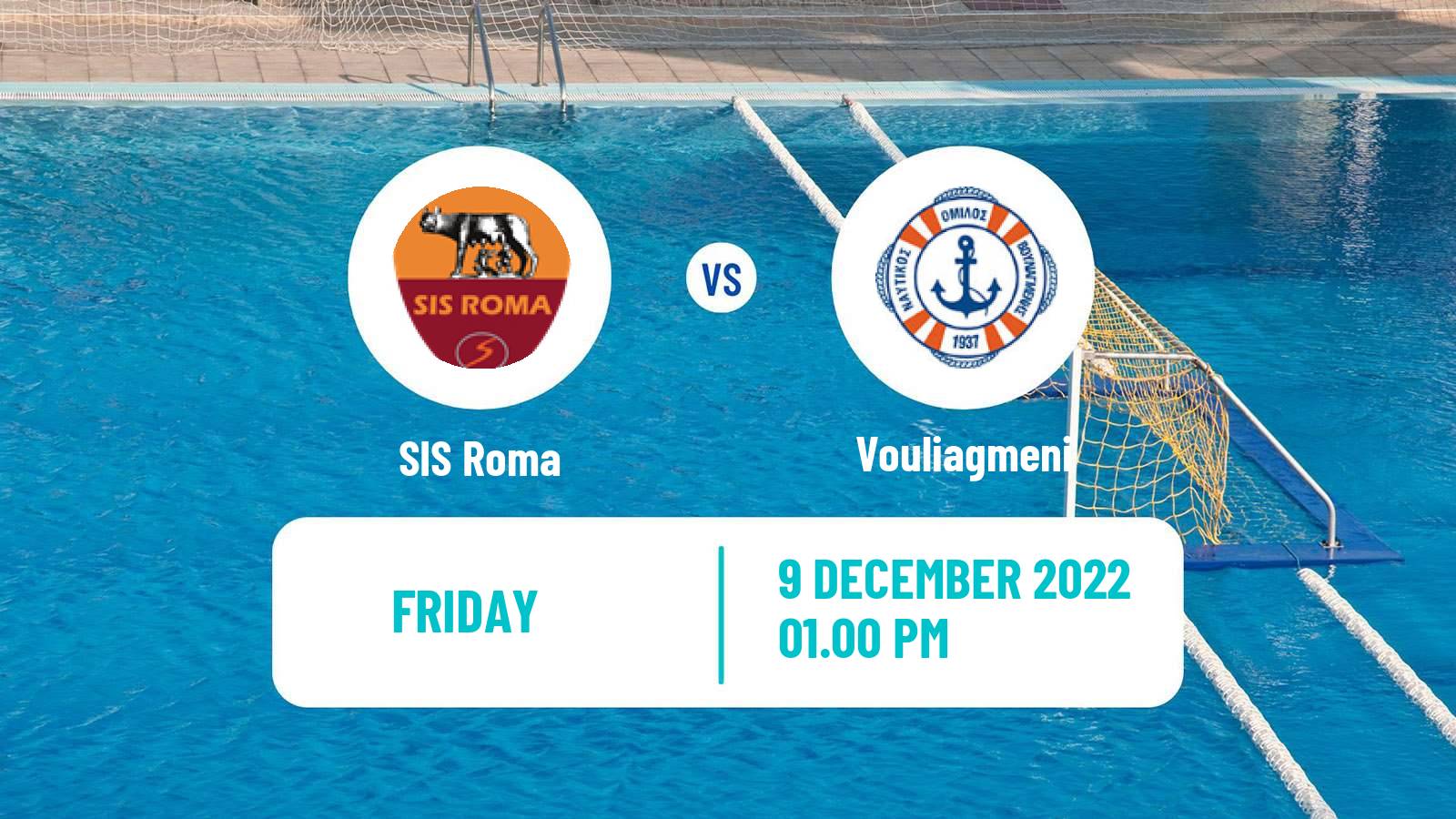 Water polo Champions League Water Polo Women SIS Roma - Vouliagmeni