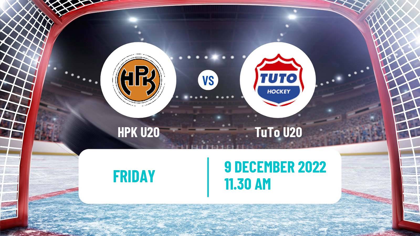 Hockey Finnish SM-sarja U20 HPK U20 - TuTo U20