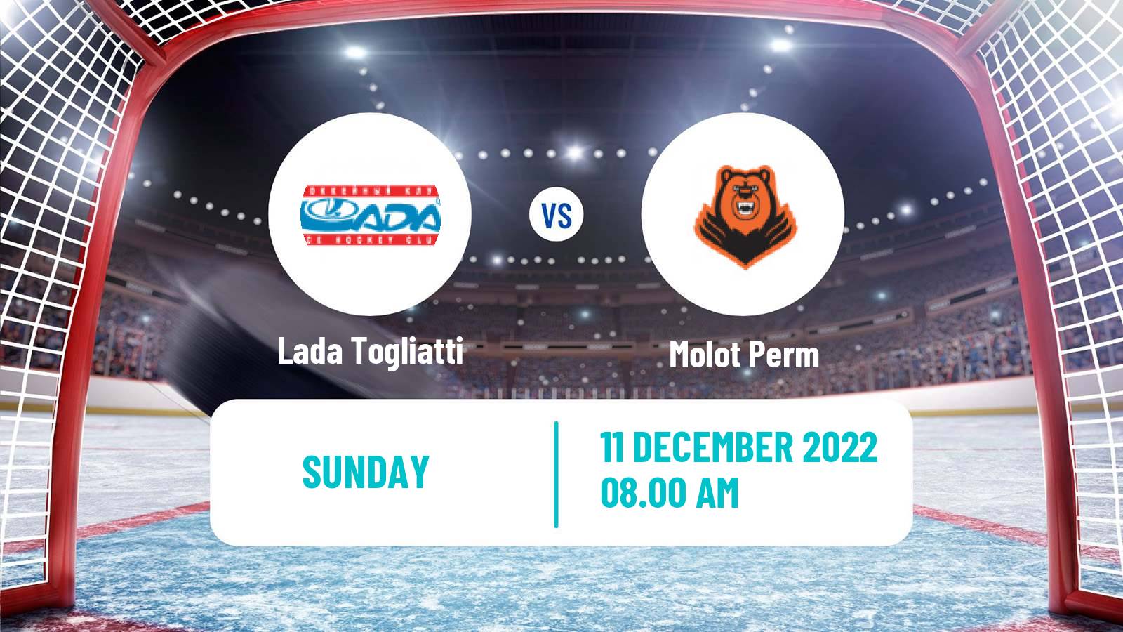 Hockey VHL Lada Togliatti - Molot Perm