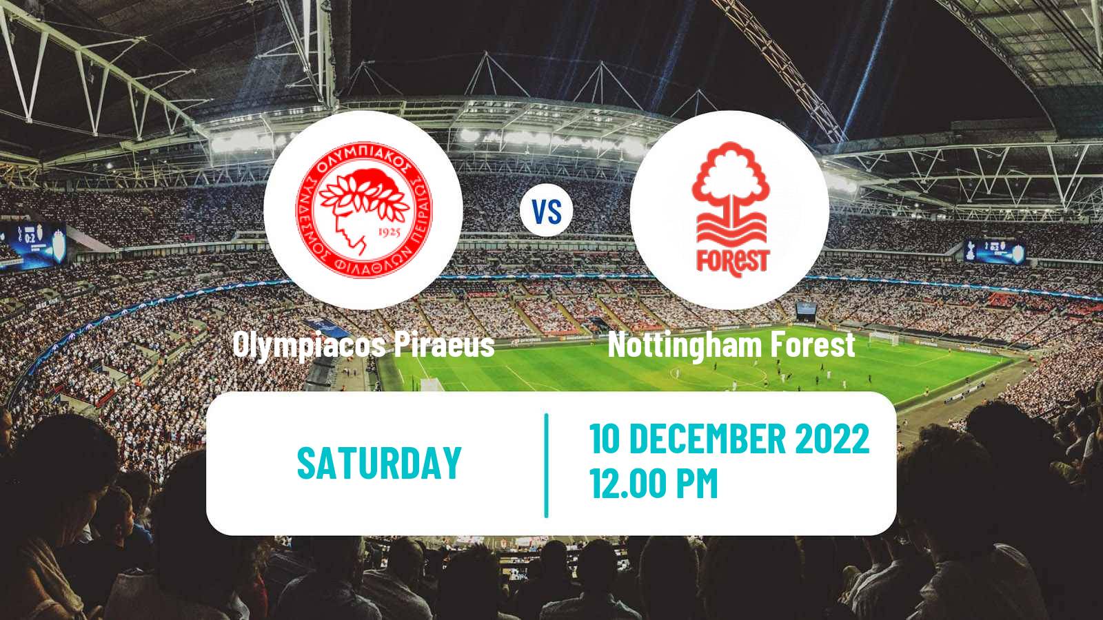 Soccer Club Friendly Olympiacos Piraeus - Nottingham Forest