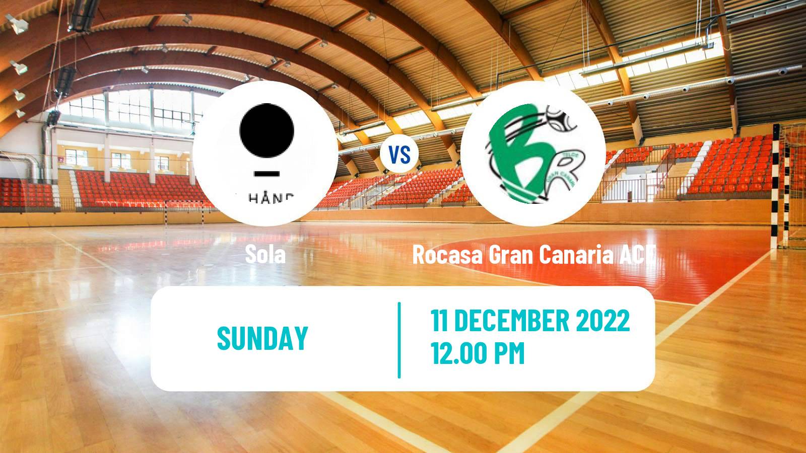 Handball EHF European League Women Sola - Rocasa Gran Canaria ACE