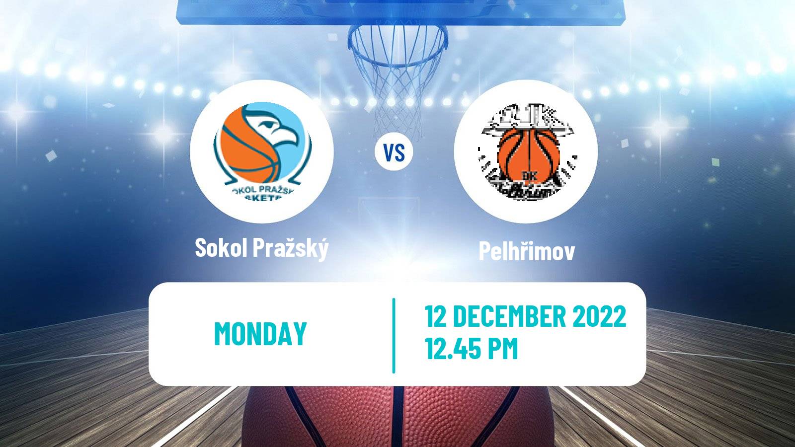 Basketball Czech 1 Liga Basketball Sokol Pražský - Pelhřimov