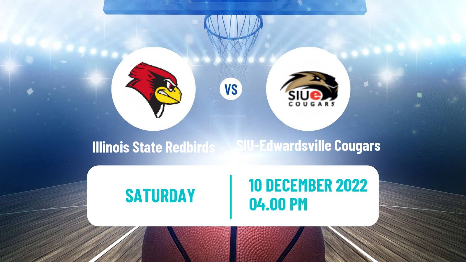 Basketball NCAA College Basketball Illinois State Redbirds - SIU-Edwardsville Cougars