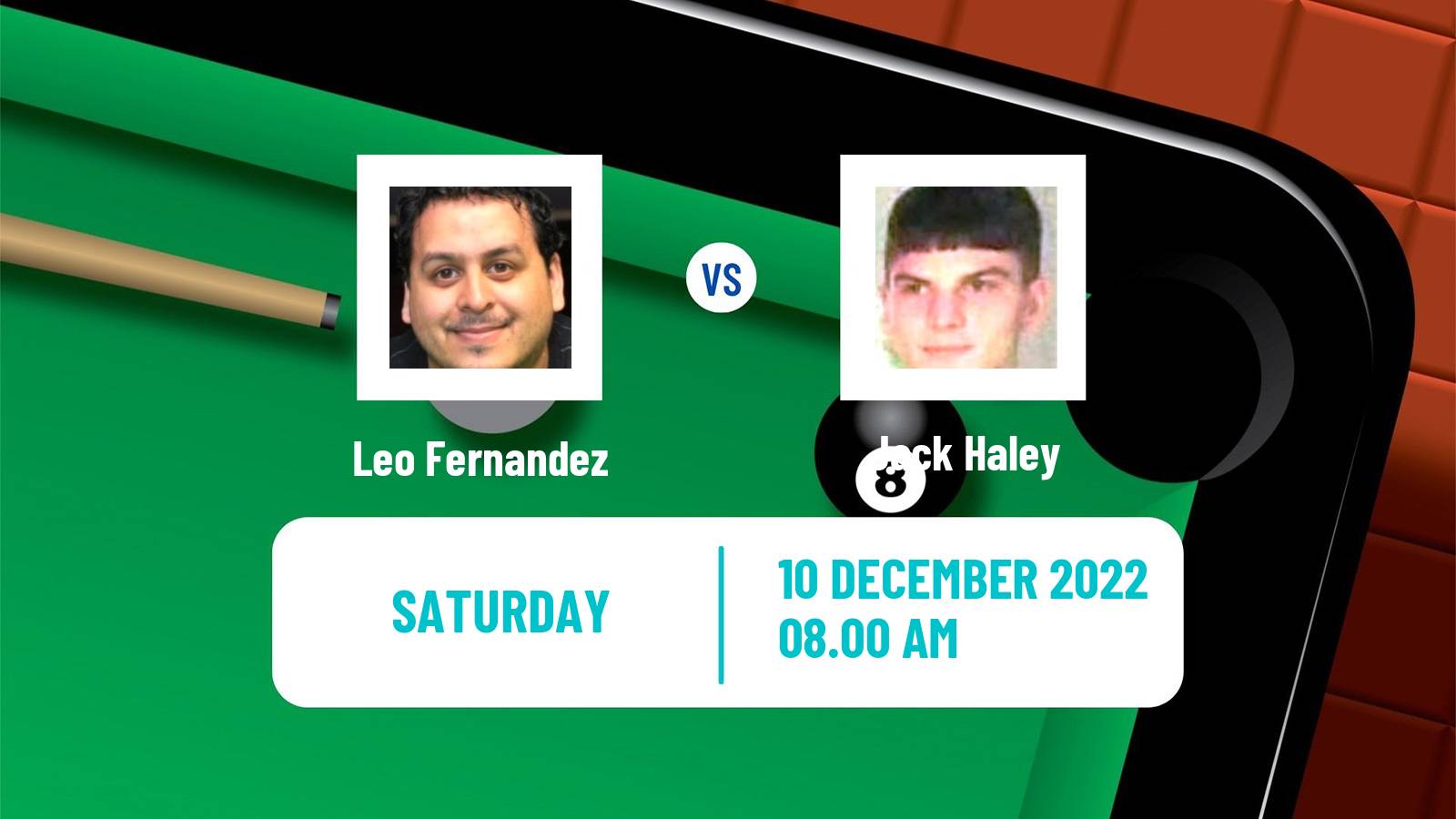 Snooker Snooker Leo Fernandez - Jack Haley