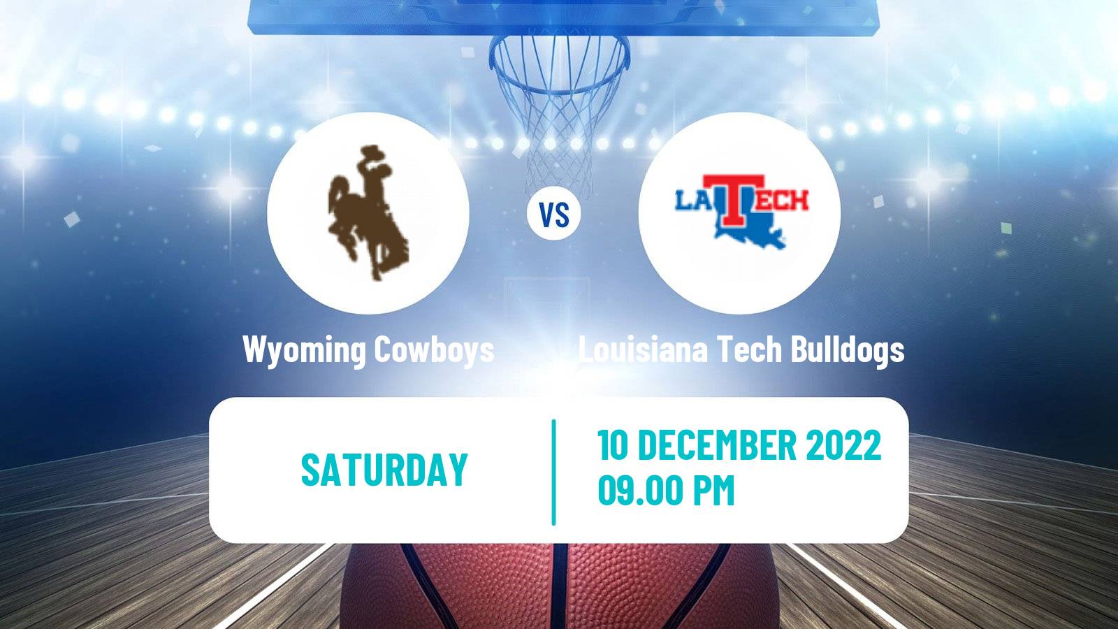 Basketball NCAA College Basketball Wyoming Cowboys - Louisiana Tech Bulldogs