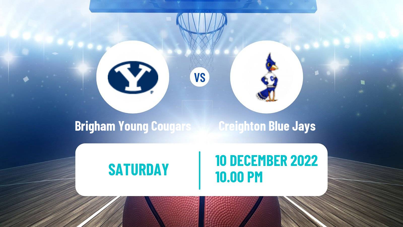 Basketball NCAA College Basketball Brigham Young Cougars - Creighton Blue Jays