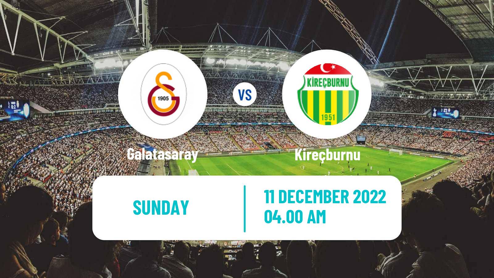 Soccer Turkish Super Lig Women Galatasaray - Kireçburnu