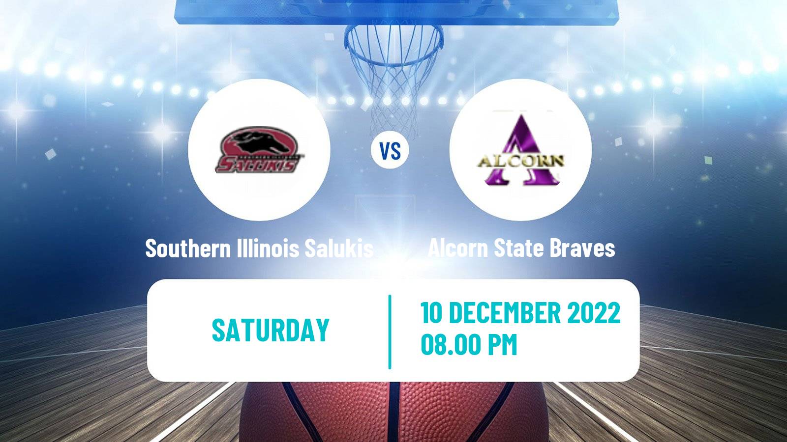 Basketball NCAA College Basketball Southern Illinois Salukis - Alcorn State Braves