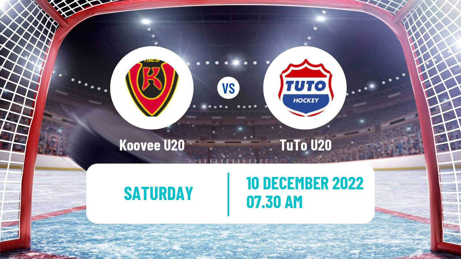 Hockey Finnish SM-sarja U20 Koovee U20 - TuTo U20