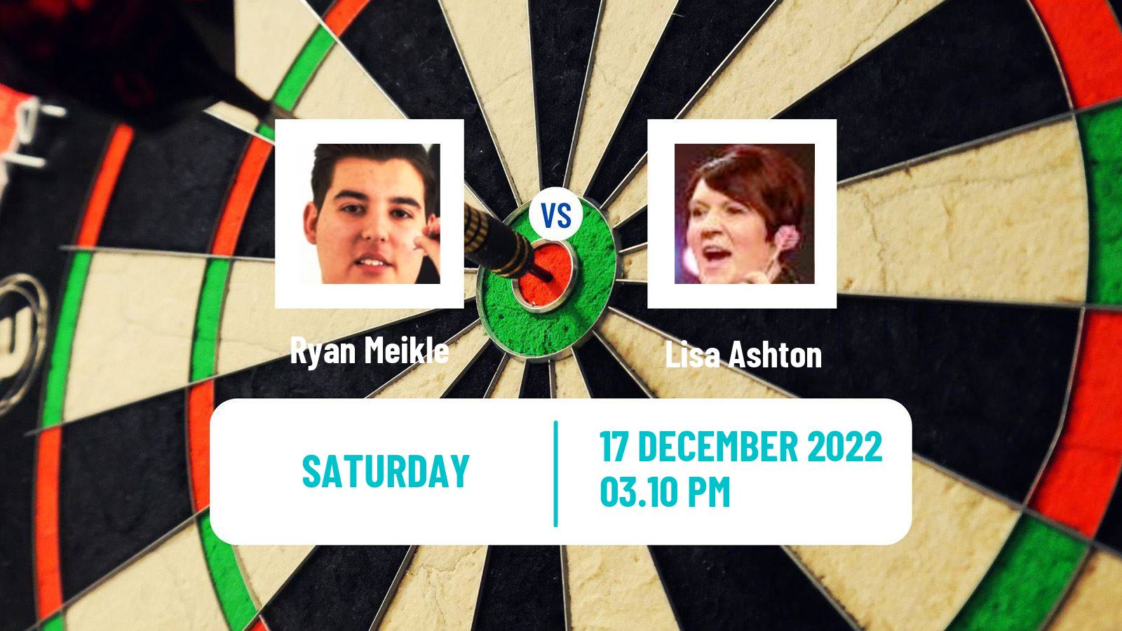 Darts Darts Ryan Meikle - Lisa Ashton