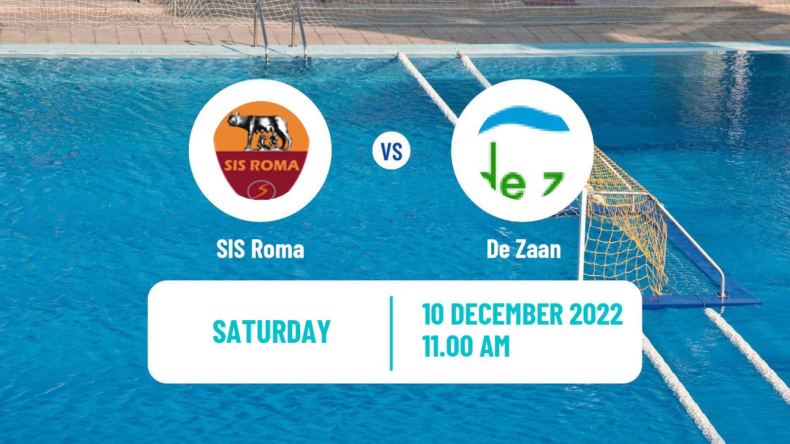 Water polo Champions League Water Polo Women SIS Roma - De Zaan