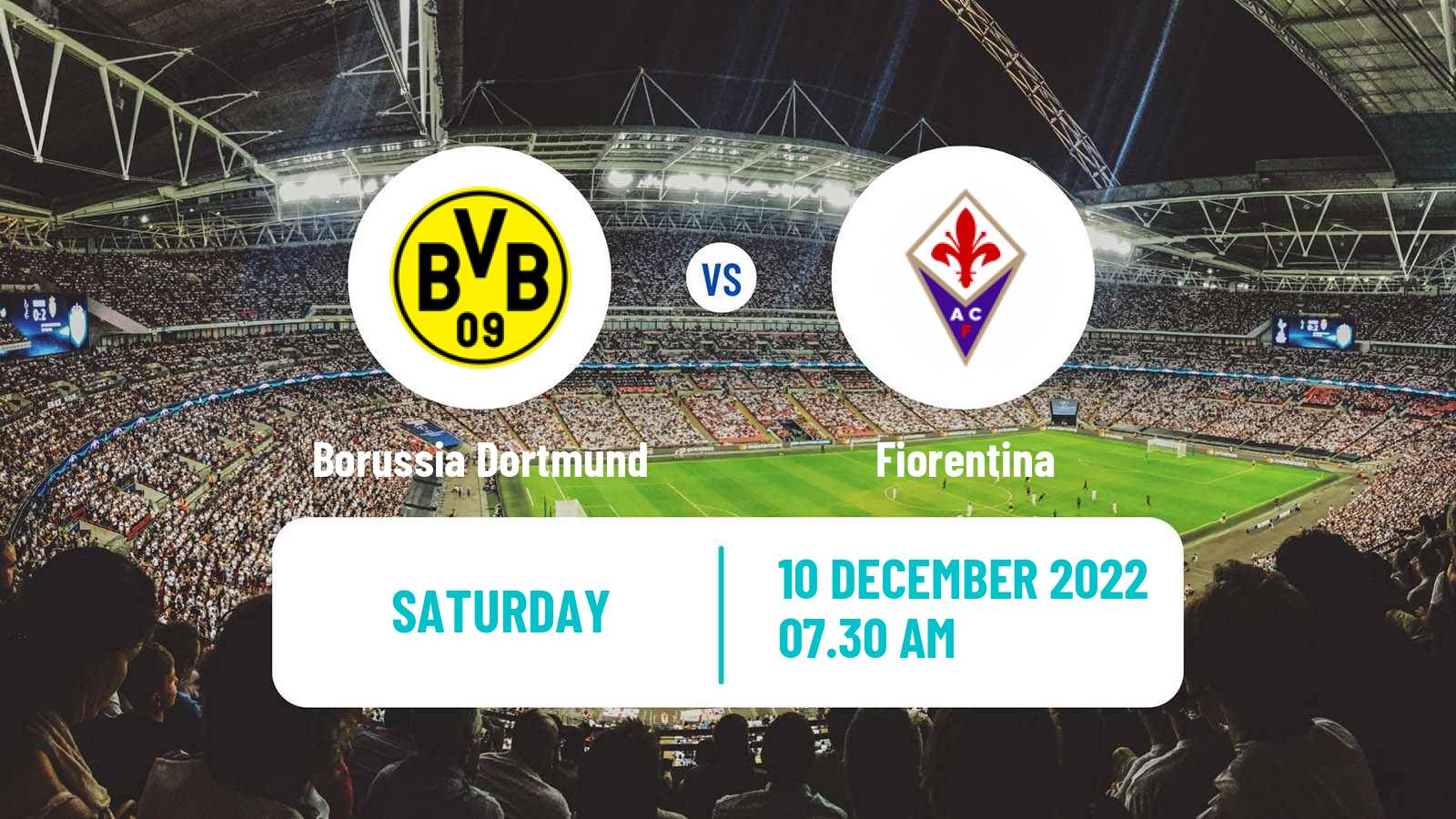Soccer Club Friendly Borussia Dortmund - Fiorentina