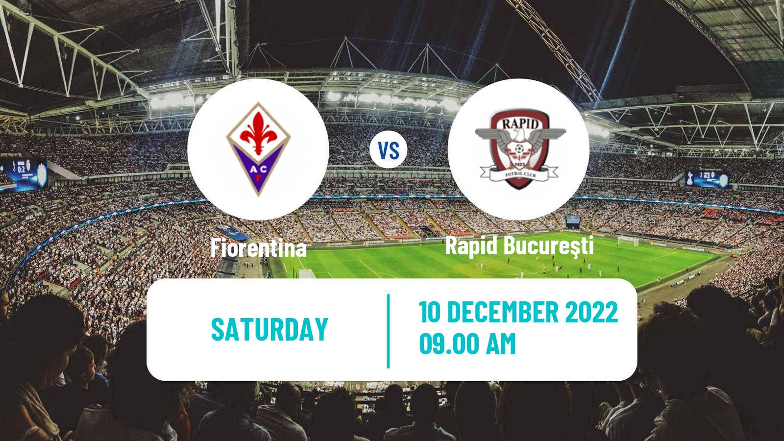Soccer Club Friendly Fiorentina - Rapid Bucureşti