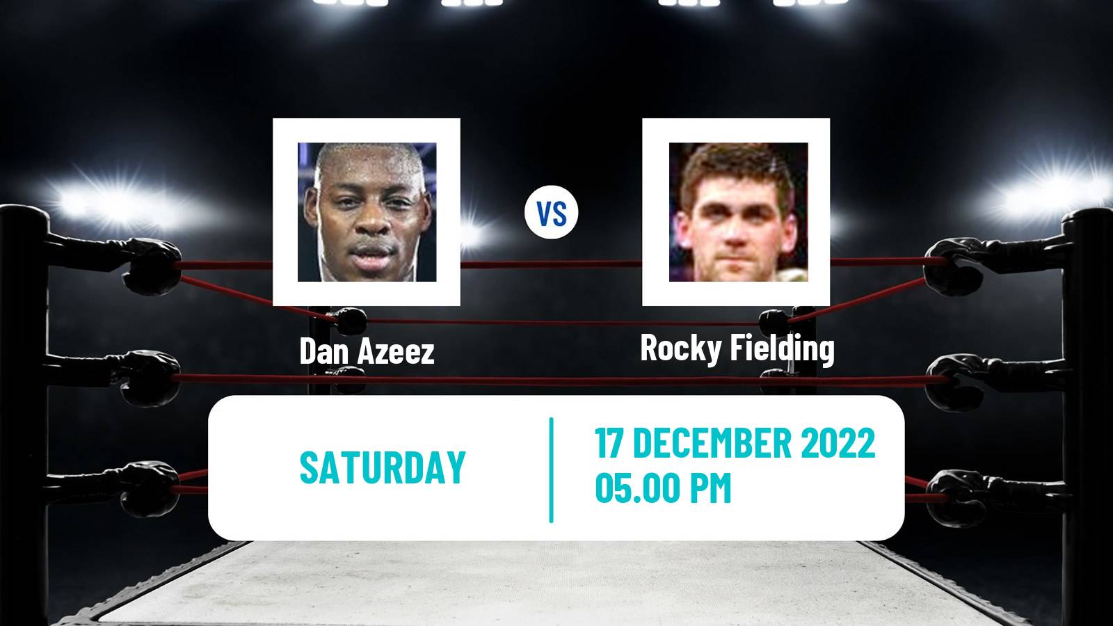 Boxing Boxing Dan Azeez - Rocky Fielding