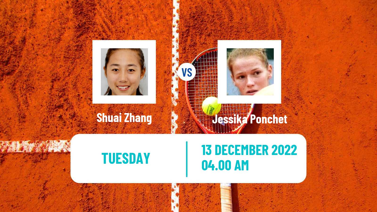 Tennis ATP Challenger Shuai Zhang - Jessika Ponchet
