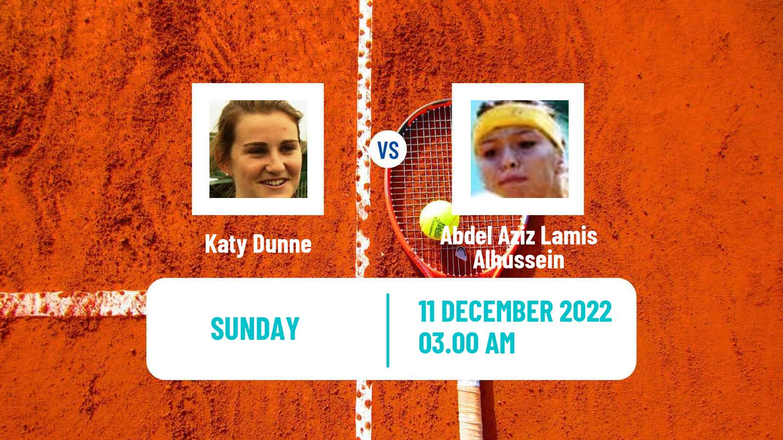 Tennis ITF Tournaments Katy Dunne - Abdel Aziz Lamis Alhussein