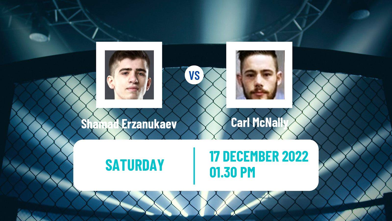 MMA MMA Shamad Erzanukaev - Carl McNally
