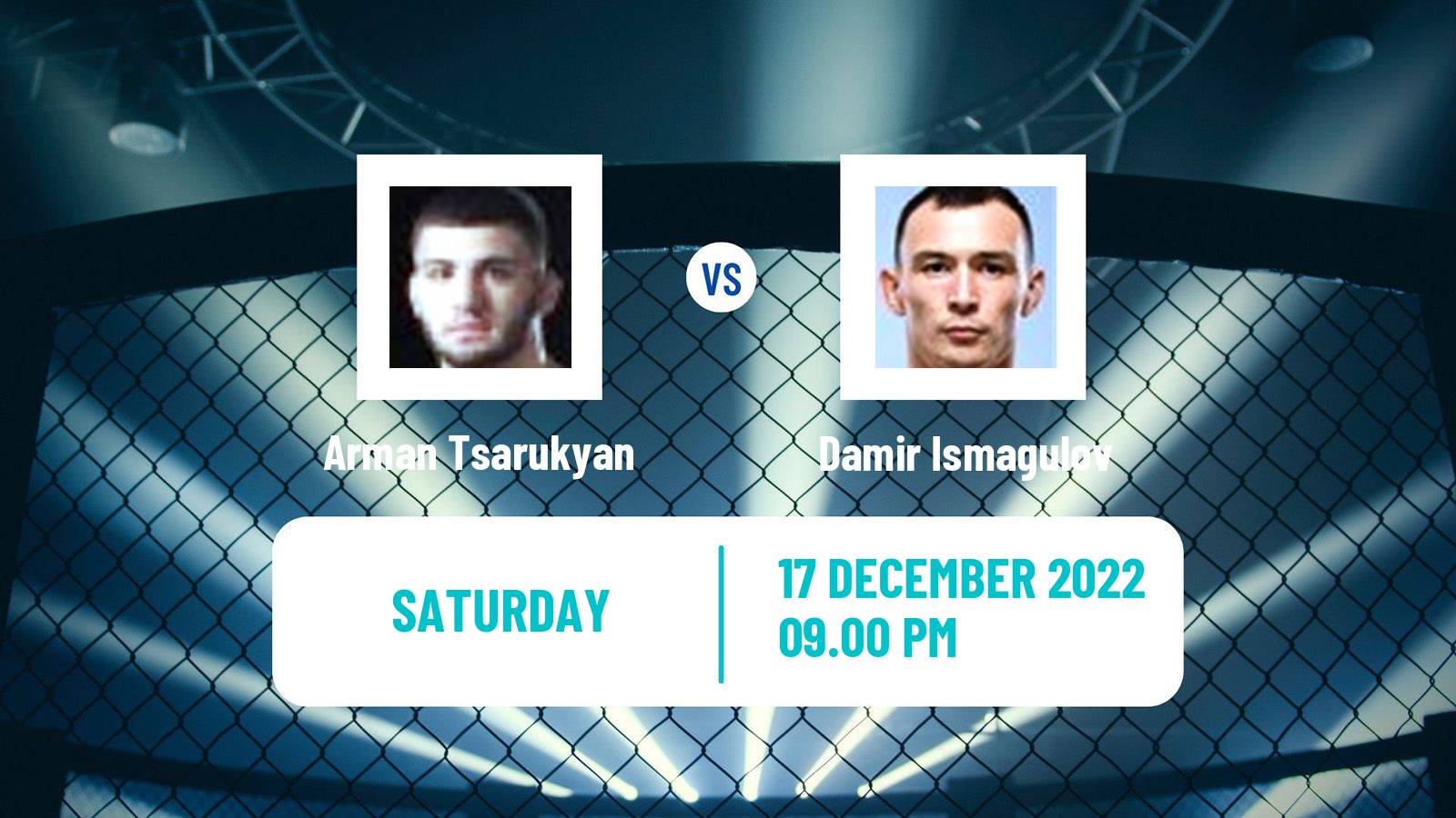 MMA MMA Arman Tsarukyan - Damir Ismagulov