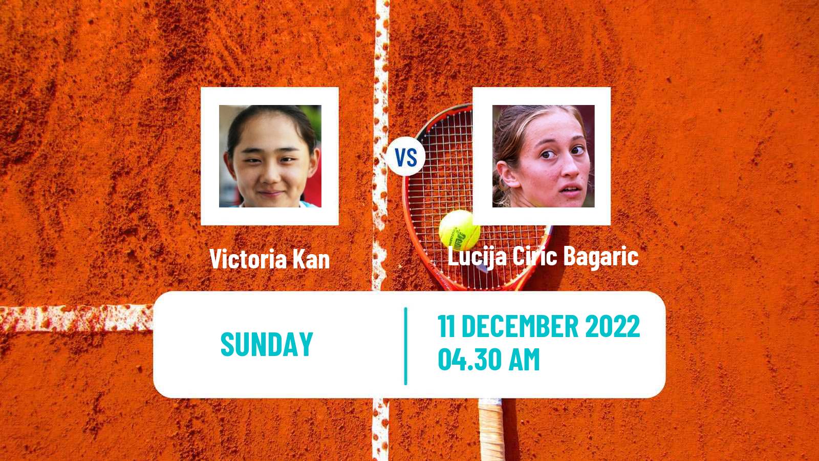 Tennis ITF Tournaments Victoria Kan - Lucija Ciric Bagaric