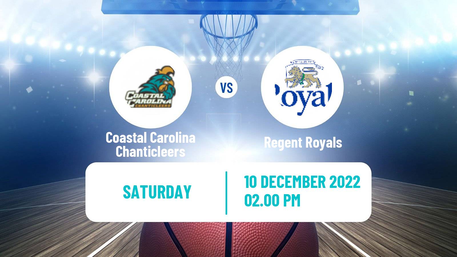 Basketball NCAA College Basketball Coastal Carolina Chanticleers - Regent Royals