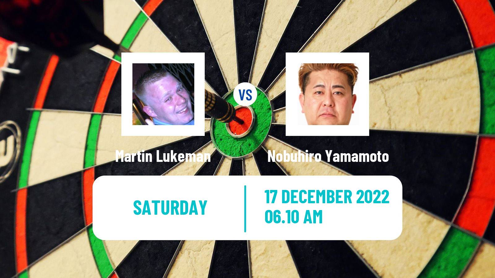 Darts Darts Martin Lukeman - Nobuhiro Yamamoto