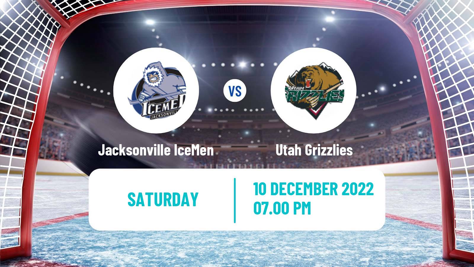 Hockey ECHL Jacksonville IceMen - Utah Grizzlies