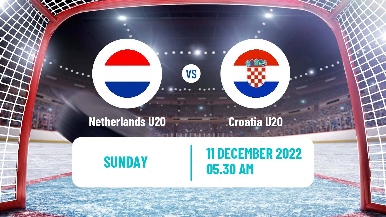 Hockey IIHF World U20 Championship IIA Netherlands U20 - Croatia U20