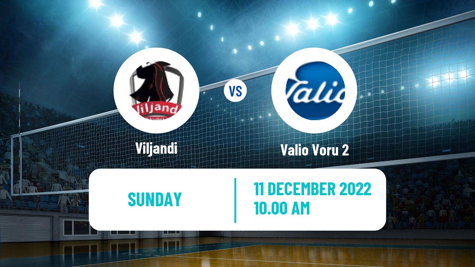 Volleyball Estonian Esiliiga Volleyball Viljandi - Valio Voru 2