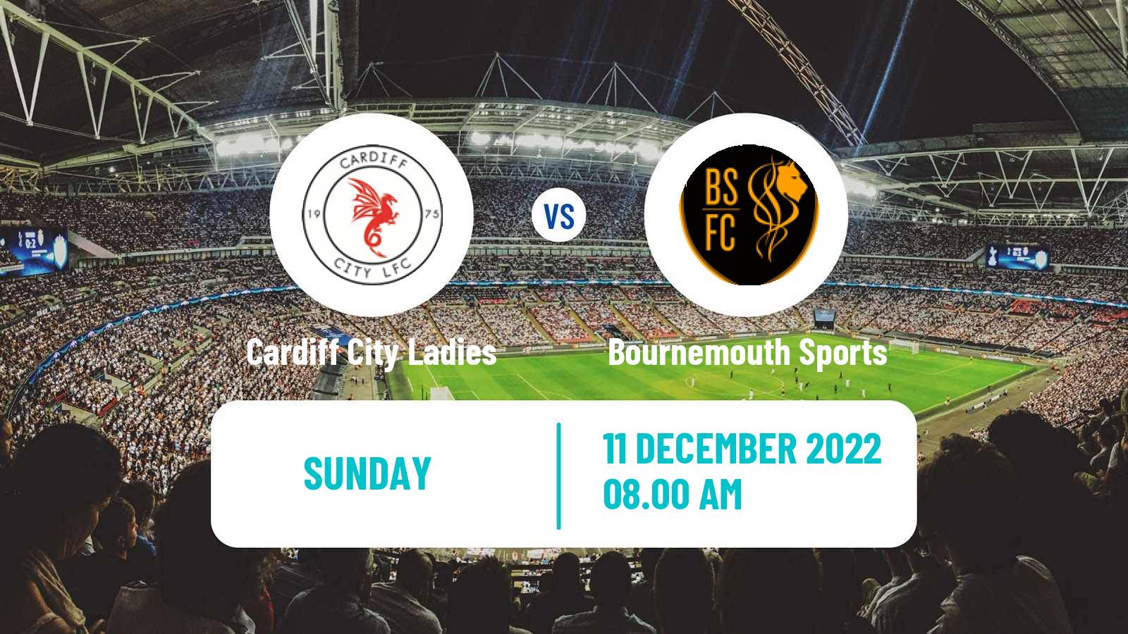 Soccer English FA Cup Women Cardiff City Ladies - Bournemouth Sports