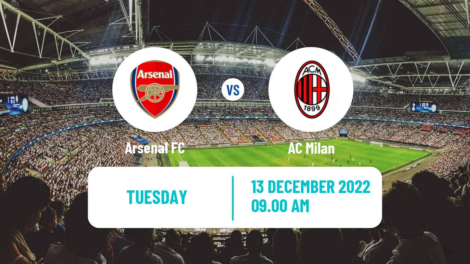Soccer Club Friendly Arsenal - Milan