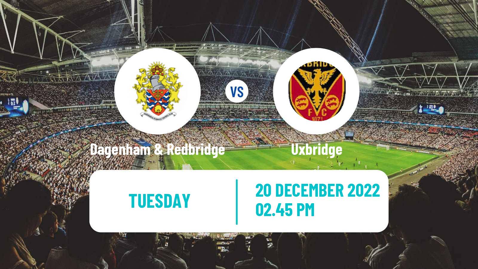 Soccer English FA Trophy Dagenham & Redbridge - Uxbridge