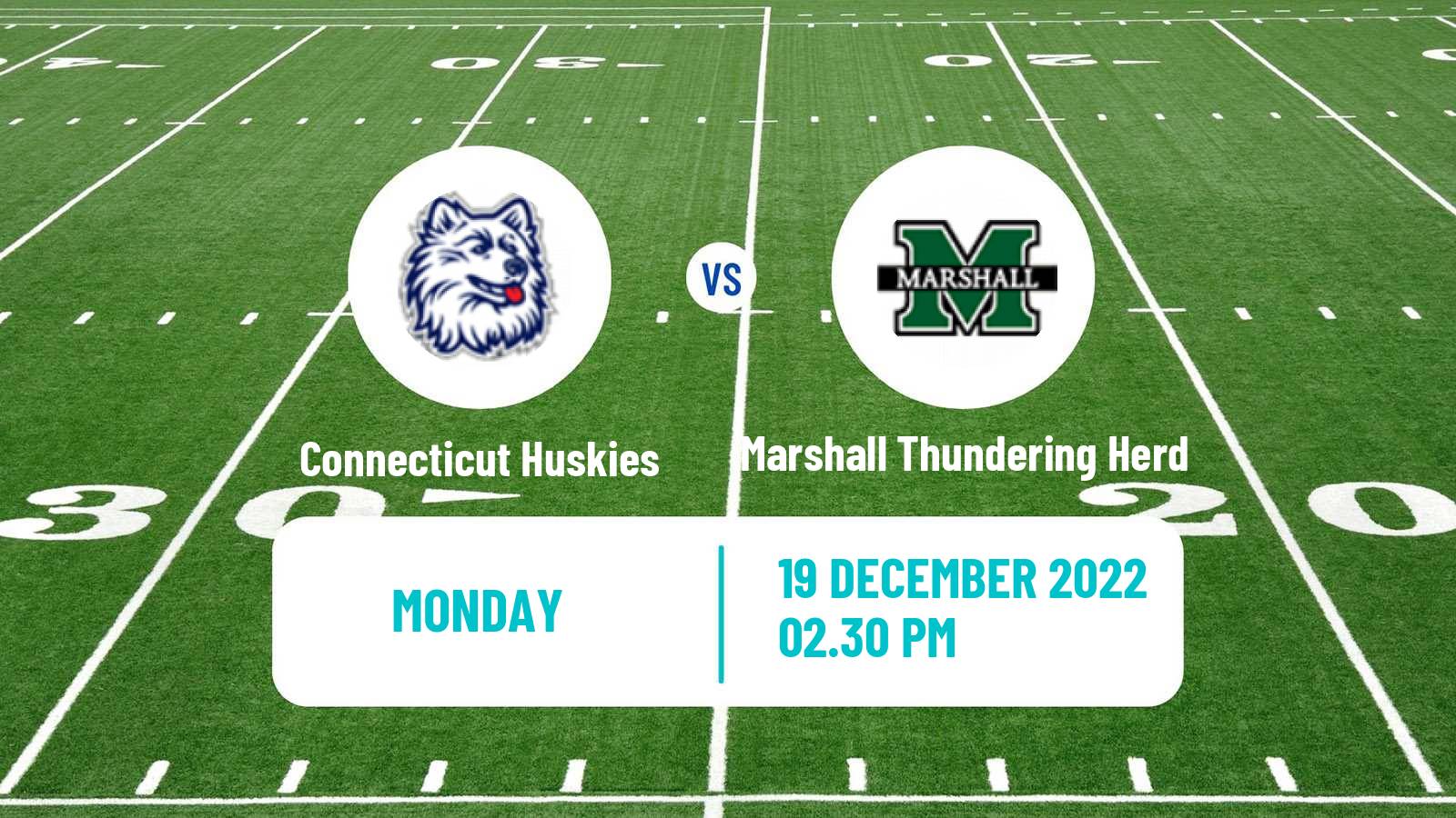 American football NCAA College Football Connecticut Huskies - Marshall Thundering Herd