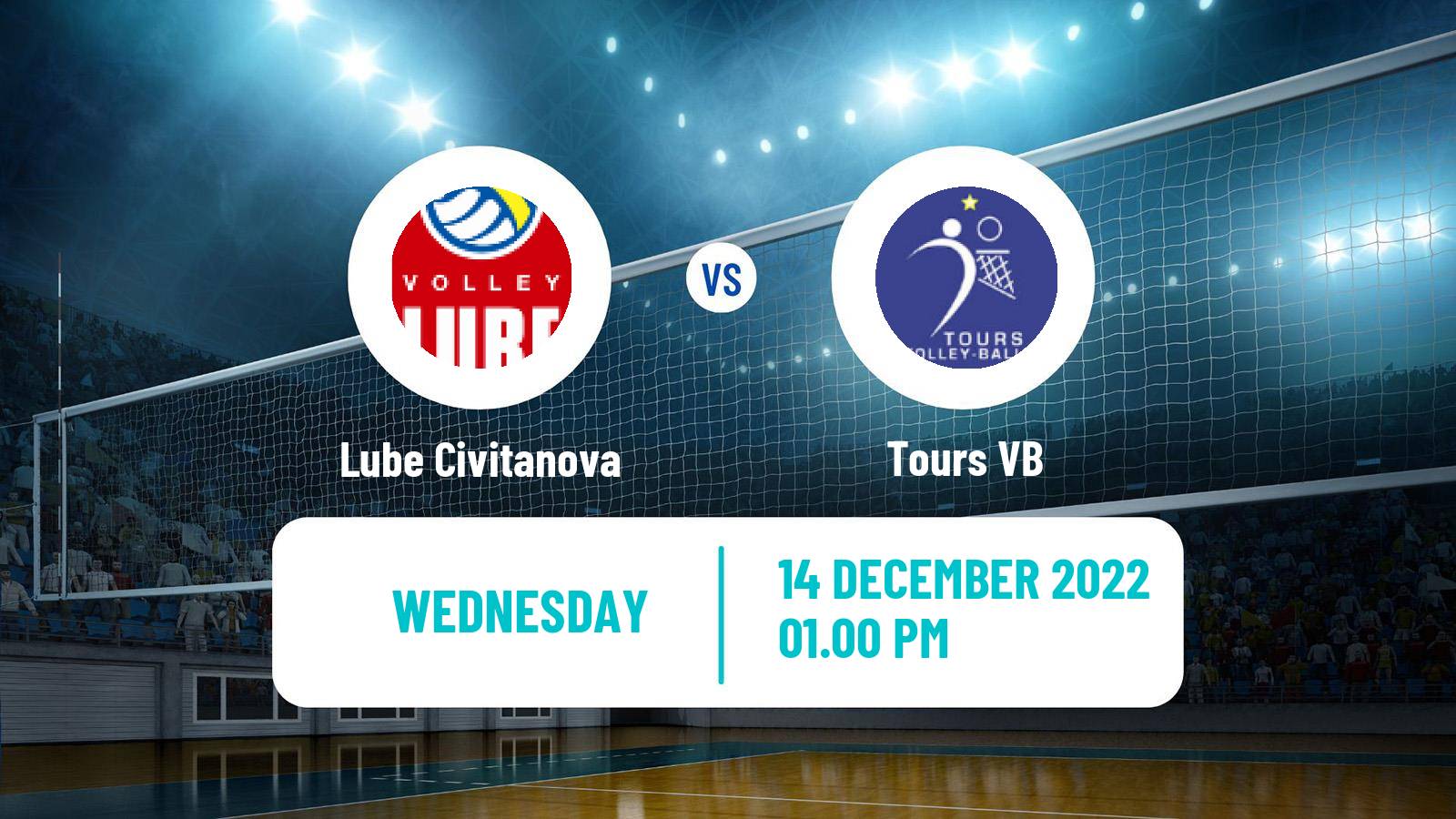 Volleyball CEV Champions League Lube Civitanova - Tours VB