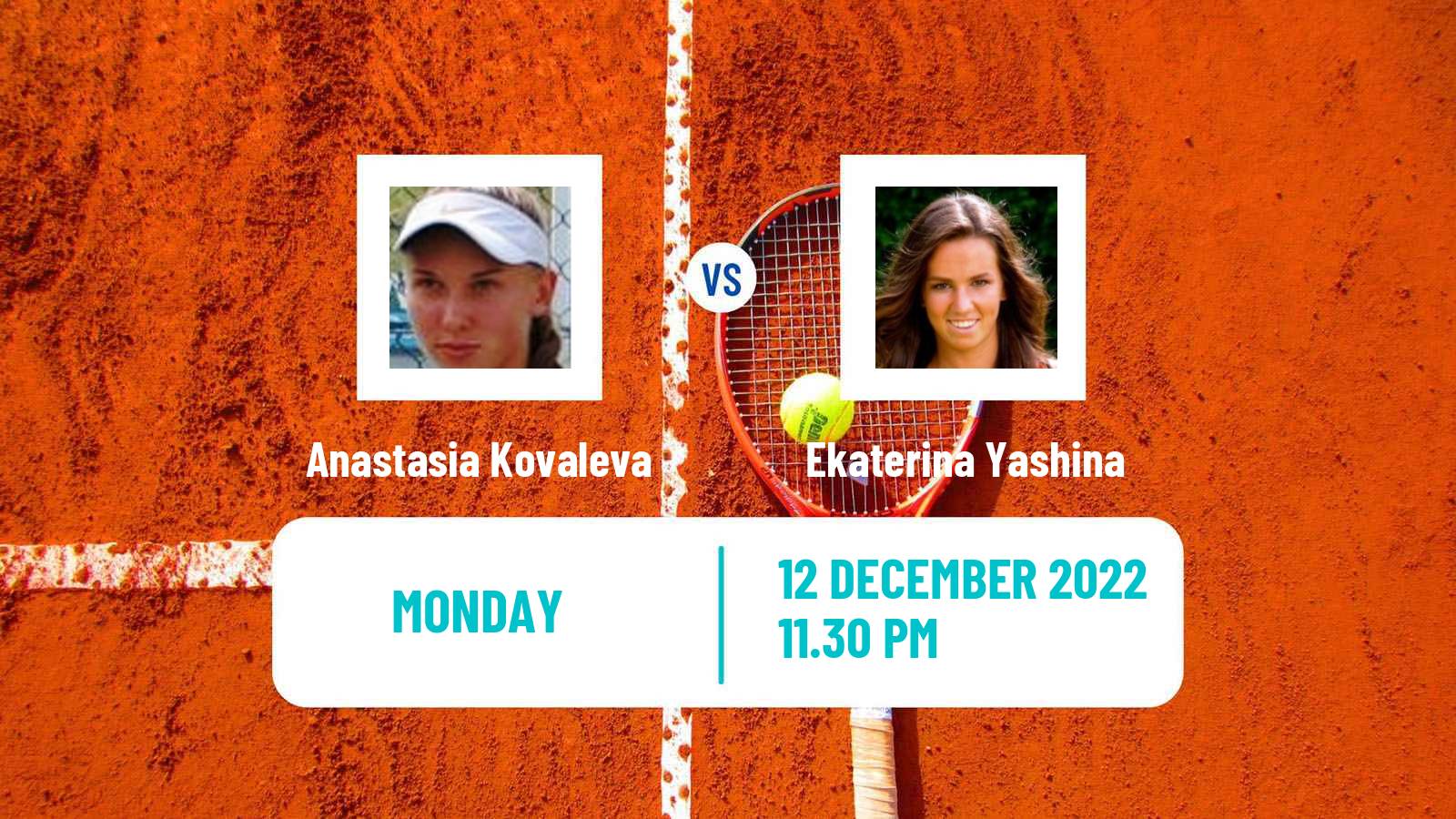 Tennis ITF Tournaments Anastasia Kovaleva - Ekaterina Yashina