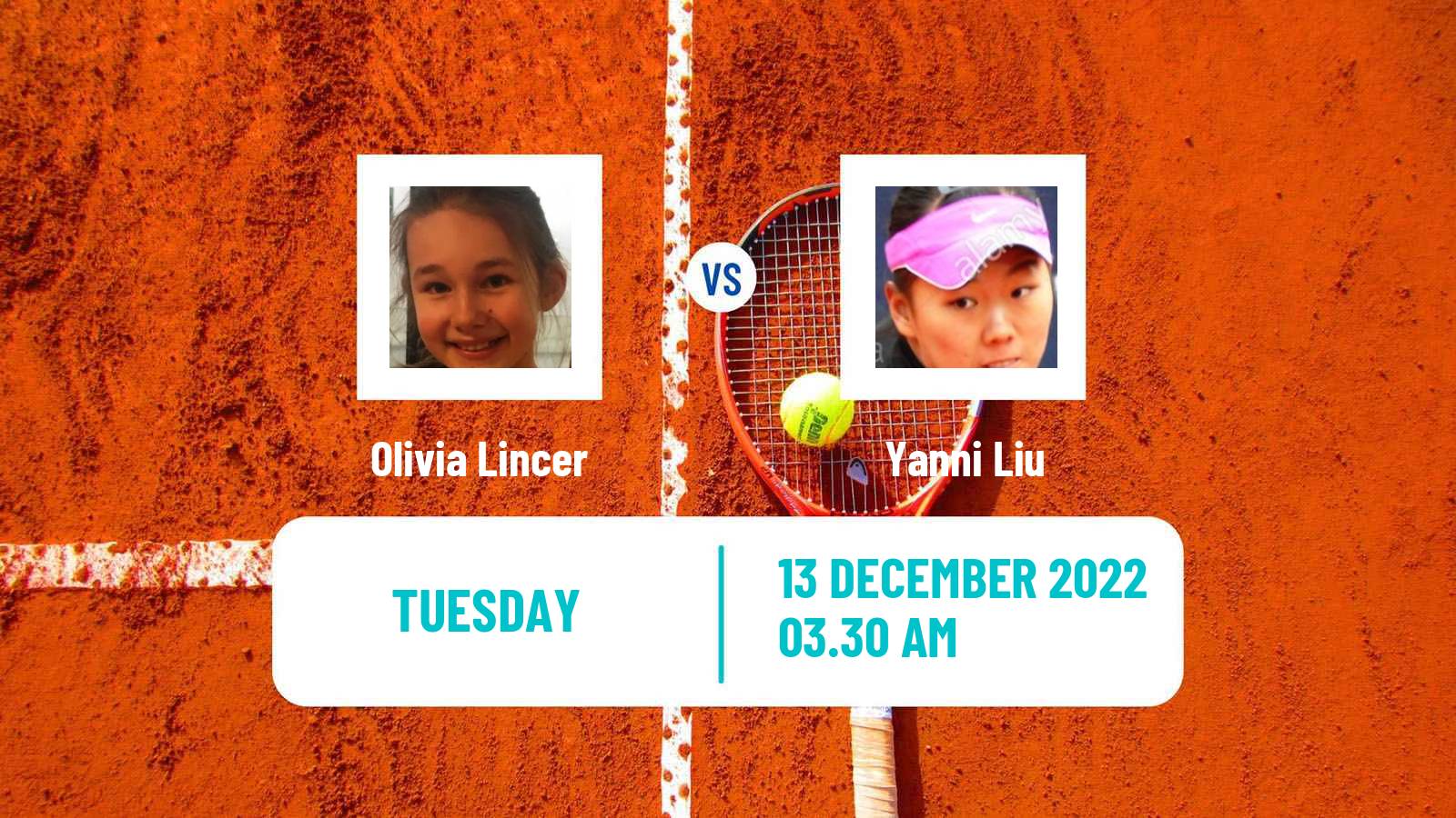 Tennis ITF Tournaments Olivia Lincer - Yanni Liu